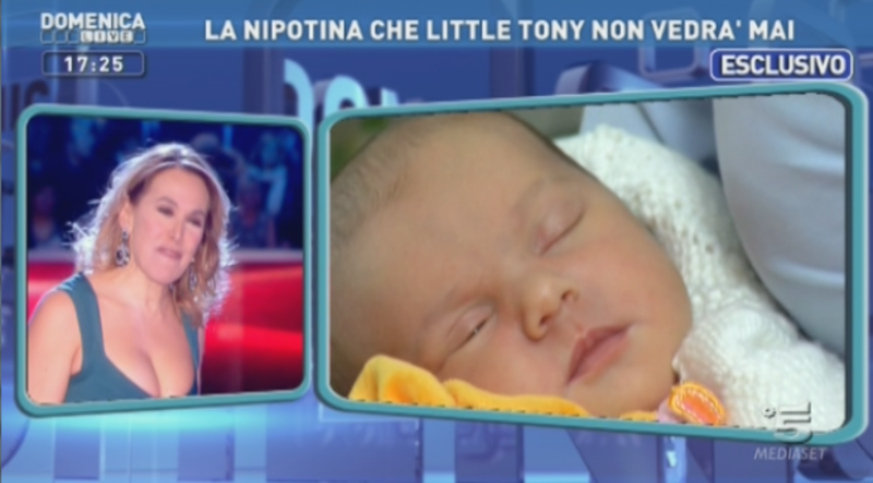 Domenica live: la nipotina di Little Tony